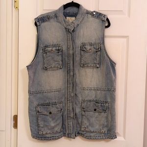 SOLD 💝3 FOR $30💝 Lucky Brand Soft Denim Vest XL